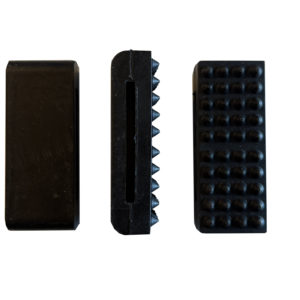zwart blok hoes voor extra grip